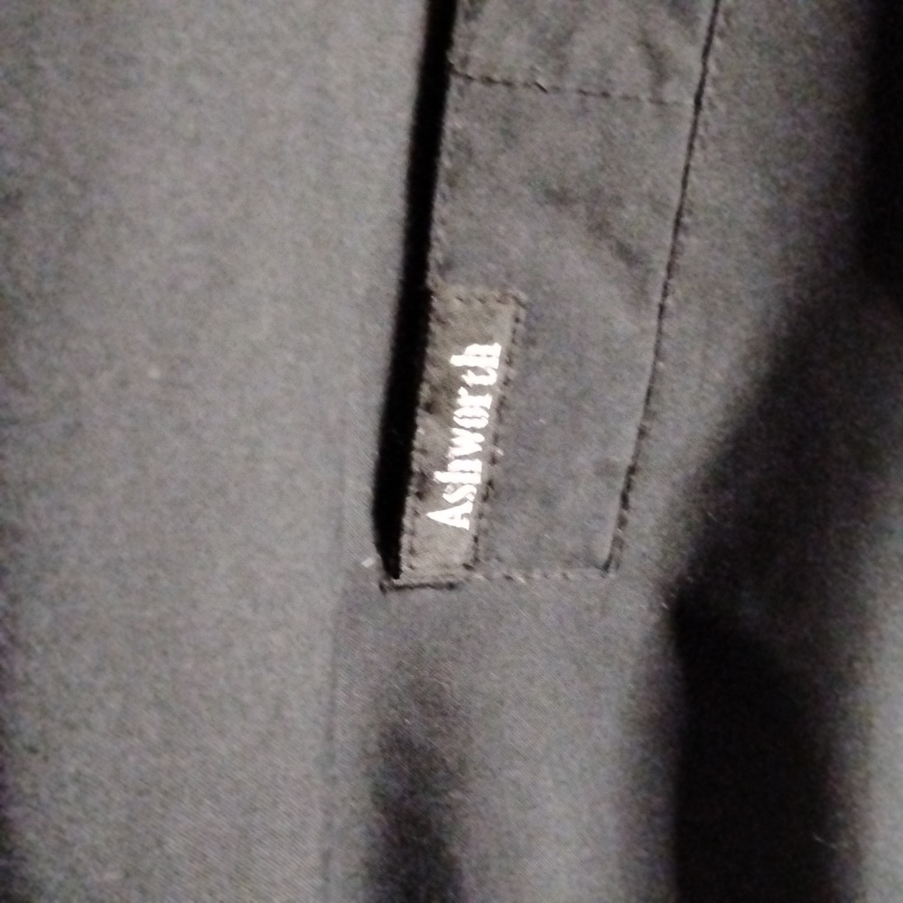 Ashworth Windbreaker Jacket Men Large Navy Blue Golf Full Zip Weather Systems - Picture 7 of 8